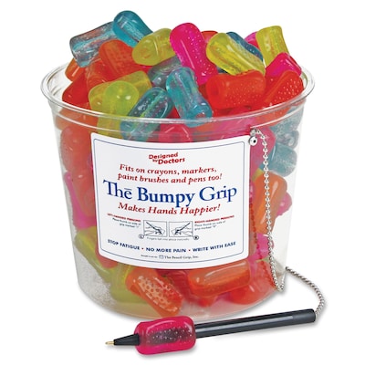 The Pencil Grip The Bumpy Pencil Grips, Assorted, 12/Pack (TPG12012)