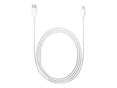 Apple USB-C To Lightning Cable - iPad / iPhone / iPod Charging / Data Cable - Lightning / USB - 6.6 Ft - MKQ42AM/A - White