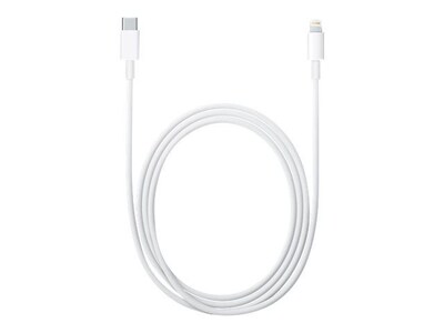 Apple 6.6' (2M) USB Type C-to-Lightning Charging Cable White