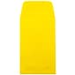 JAM Paper #1 Coin Business Colored Envelopes, 2.25 x 3.5, Yellow Recycled, 50/Pack (353127843I)