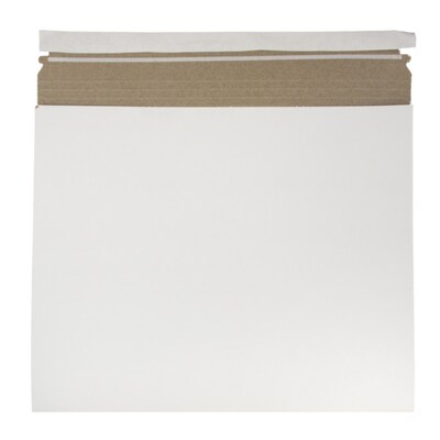 JAM Paper® Expandable Photo Mailer Envelopes with Self-Adhesive Closure, 15 x 12.5 x 1, White, Sold Individually (38906707)