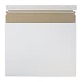 JAM Paper® Expandable Photo Mailer Envelopes with Self-Adhesive Closure, 12.5 x 9.5 x 1, White, 6 Ri