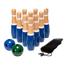 Hey! Play! 8 Inch Wooden Lawn Bowling Set (886511832381)