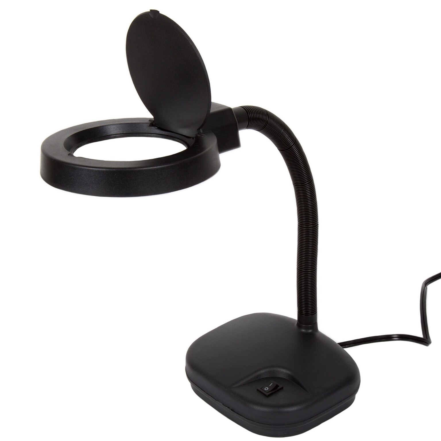 Stalwart 40 LED 5x Desktop Magnifier Gooseneck Lamp, Black (75-MAG1003)