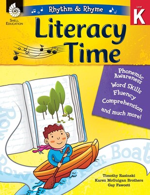Shell Education Rhythm & Rhyme Literacy Time, Paperback, Grade K