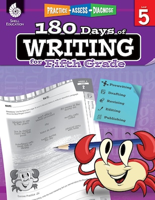 180 Days of Writing for Fifth Grade, Paperback (51528)