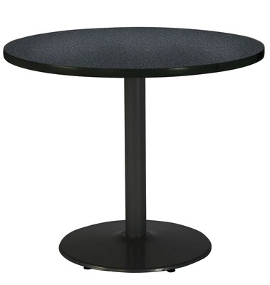 KFI 36" Round HPL Table Graphite Nebula (T36RDB1922BKGRN)