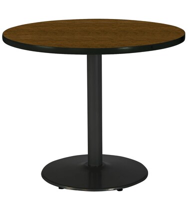 KFI 42" Round HPL Table Walnut (T42RDB1922BKWL)