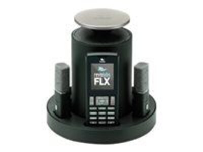 Revolabs 10-FLX2-200-DUAL-POTS FLX™ 2 Channel Analog Conference Phone; Black