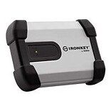 IronKey™ Basic 1TB USB 3.0 Encrypted External Hard Drive; Black/Silver (H350)