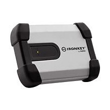 IronKey™ Basic 1TB USB 3.0 Encrypted External Hard Drive; Black/Silver (H350)