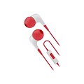 Cygnett 2XS CY1721HEWIR Wired Headphone with Built-in Mic; Red/White