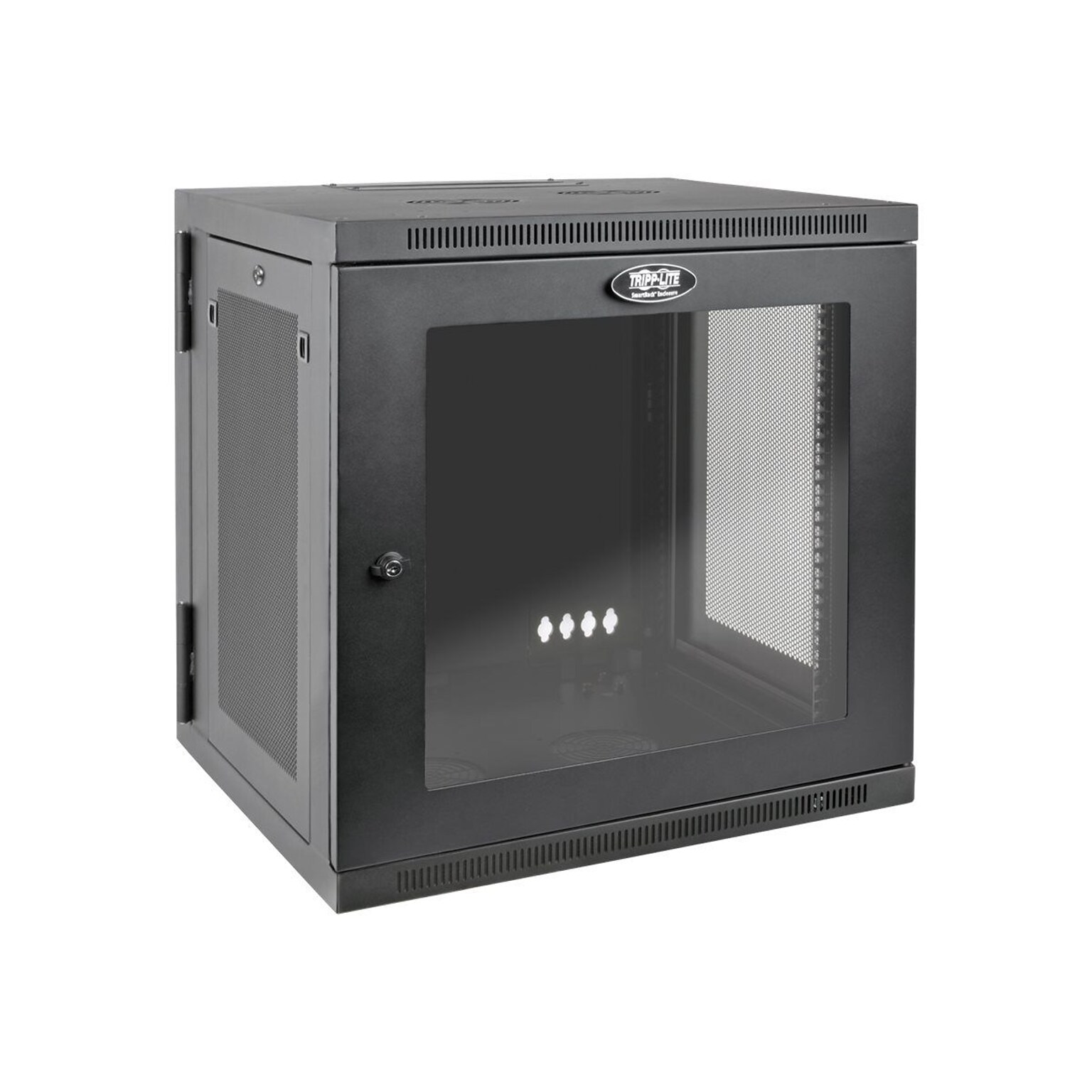 Tripp Lite SmartRack 12U Wall-Mount Rack Enclosure Cabinet, Black (SRW12USDPG)