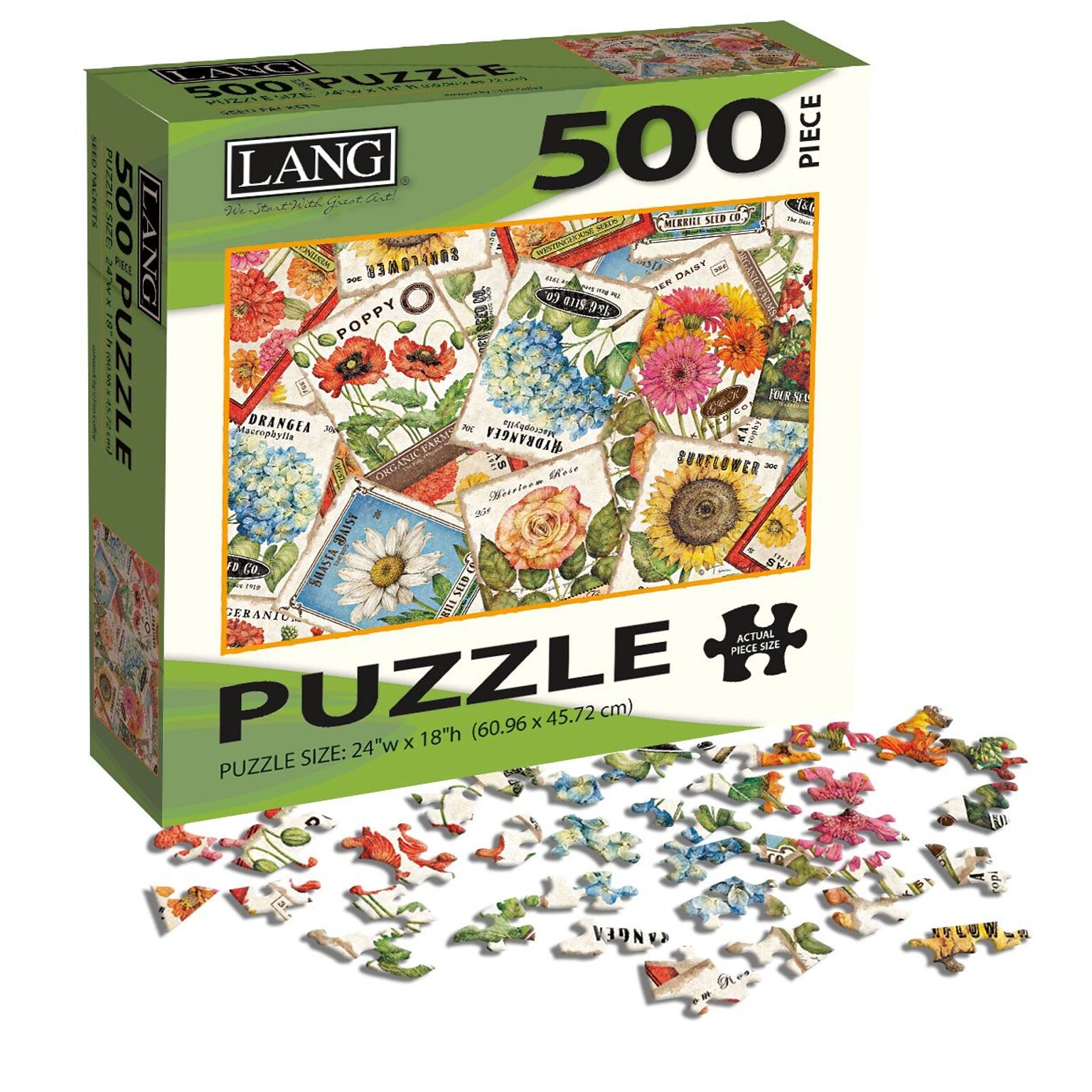 LANG Seed Packets 500 Piece Puzzle (5039122)