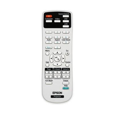 Epson 1547200 Replacement Remote Control for PowerLite/BrightLink Projector, White