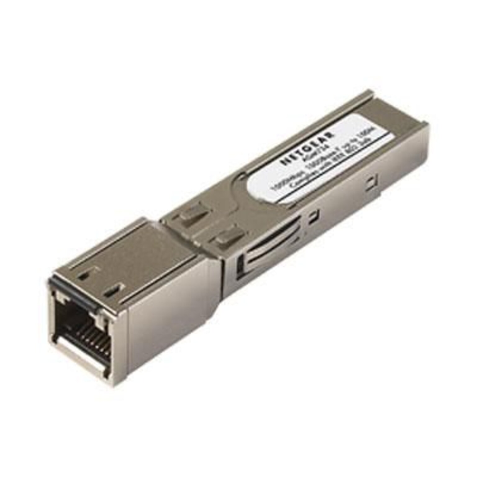 Netgear ProSafe AGM734 RJ-45 Gigabit Ethernet SFP Transceiver for SFP+ interfaces of XSM7224S, GSM7328FS