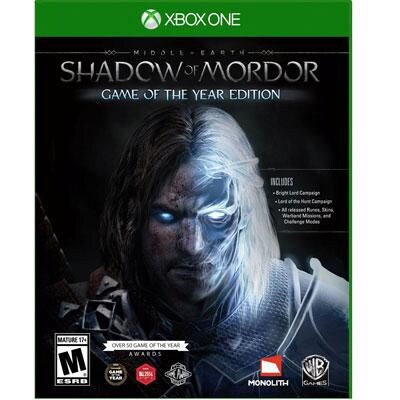 WB® Me Action/Adventure Shadow of Mordor Goty Gaming Software; Xbox One (1000568292)