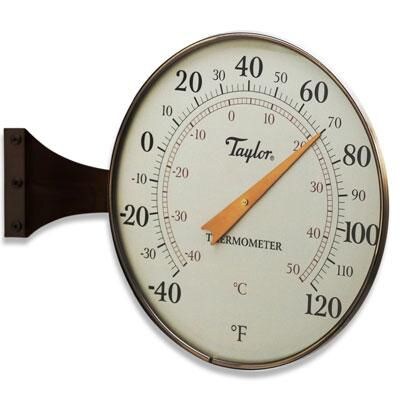 Taylor® 480BZ 8 1/2 Analog Thermometer; Bronze