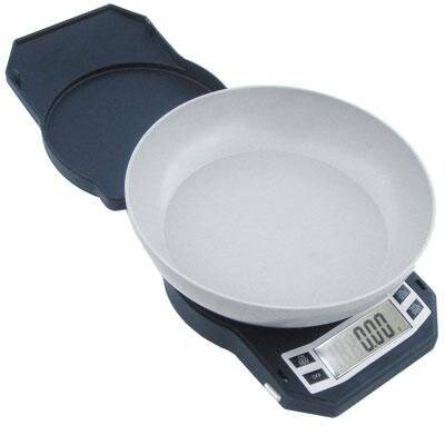 American Weigh Scales 17.64 oz. Compact Kitchen Bowl Scale; Black (LB-501)