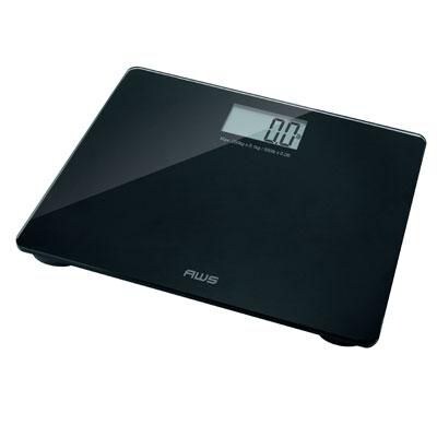 American Weigh Scales Imperial Large Capacity Digital Bath Scale with Voice; Black, 550 lbs.