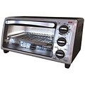 Black & Decker™ 4-Slice Countertop Toaster Oven, Black/Silver (TO1313SBD)