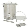 Bayou Classic® 800-408 8 Gallon 6-Piece Stainless Steel Brew Kettle Set; Silver