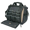 Custom Leathercraft® Tool Works™ 33 Pocket Multi-Compartment Tool Carrier; Black (1537)