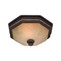 Hunter® Belle Meade 6.45 x 7.78 x 8.35 Bathroom Exhaust Fan with Light; New Bronze (82023)