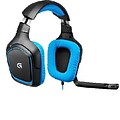 Logitech G430 Surround Over-the-Head Gaming Headphones with Mic; Black