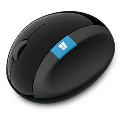 Microsoft Sculpt Ergonomic 5LV-00001 Wireless Bluetrack Mouse, Black