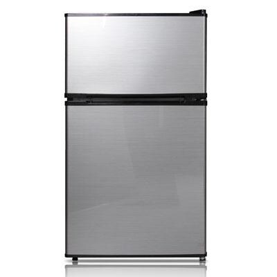 Midea 3.1 Cu. Ft. Refrigerator, Silver (WHD113FSS1)