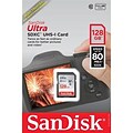 SanDisk® SDSDUNC-128G-AN6IN Ultra 128GB Class 10 SDXC Memory Card
