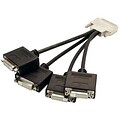 VisionTek® 900801 9 VHDCI to DVI-D Male/Female Video Cable, Black
