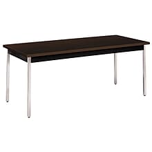 HON® Utility Table in Mocha, 72x30, Rectangular