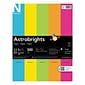 Astrobrights Neenah Colored Paper, 24 lbs., 8.5" x 11", Assorted Brights, 500 Sheets/Ream (WAU99608)