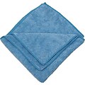 Zwipes 16 x 16 Microfiber Cleaning Towel, Blue, Package of 12 (H1-725)