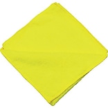 Zwipes 16 x 16 Microfiber Cleaning Towel, Yellow, Package of 12 (H1-728)