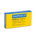 Rapesco® 23 Type Galvanized Staples for 923 Type Heavy Duty Stapling Machine; 6 mm, Silver (S24607Z3)