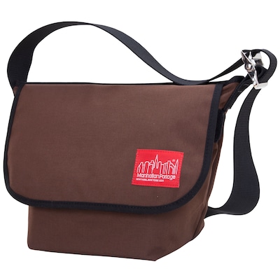 Manhattan Portage Vintage Messenger Bag Small Dark Brown (1605V DBR)