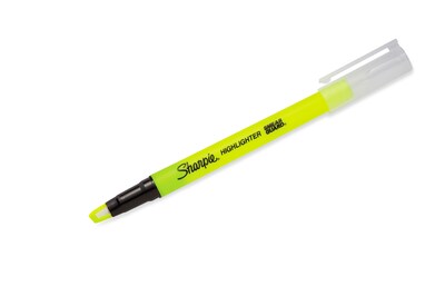 Sharpie Clear View Highlighter, Chisel Tip, Yellow, 3/Pack (1950745/2128217)