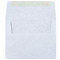JAM Paper® A2 Parchment Invitation Envelopes, 4.375 x 5.75, Blue Recycled, 50/Pack (10197I)