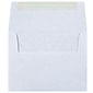 JAM Paper A2 Parchment Invitation Envelopes, 4.375 x 5.75, Blue Recycled, 50/Pack (10197I)