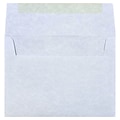 JAM Paper® A7 Parchment Invitation Envelopes, 5.25 x 7.25, Blue Recycled, 25/Pack (10379)