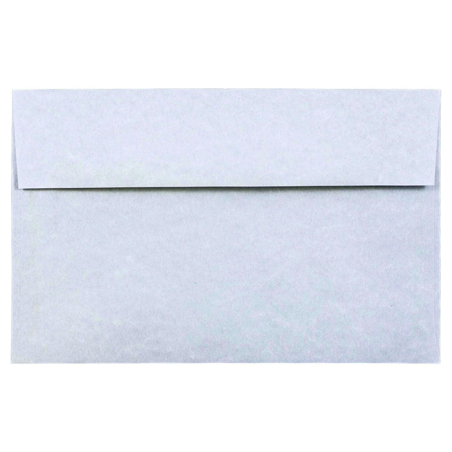 JAM Paper A10 Parchment Invitation Envelopes, 6 x 9.5, Blue Recycled, 25/Pack (10486)