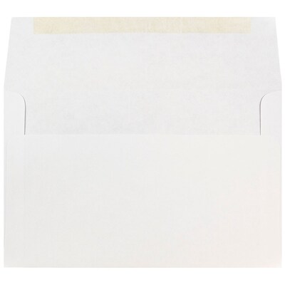 JAM Paper A10 Invitation Envelope, 6 1/2" x 9 1/2", White, 250/Pack (12039H)
