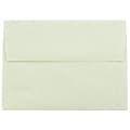 JAM Paper® A6 Parchment Invitation Envelopes, 4.75 x 6.5, Green Recycled, 50/Pack (13278I)