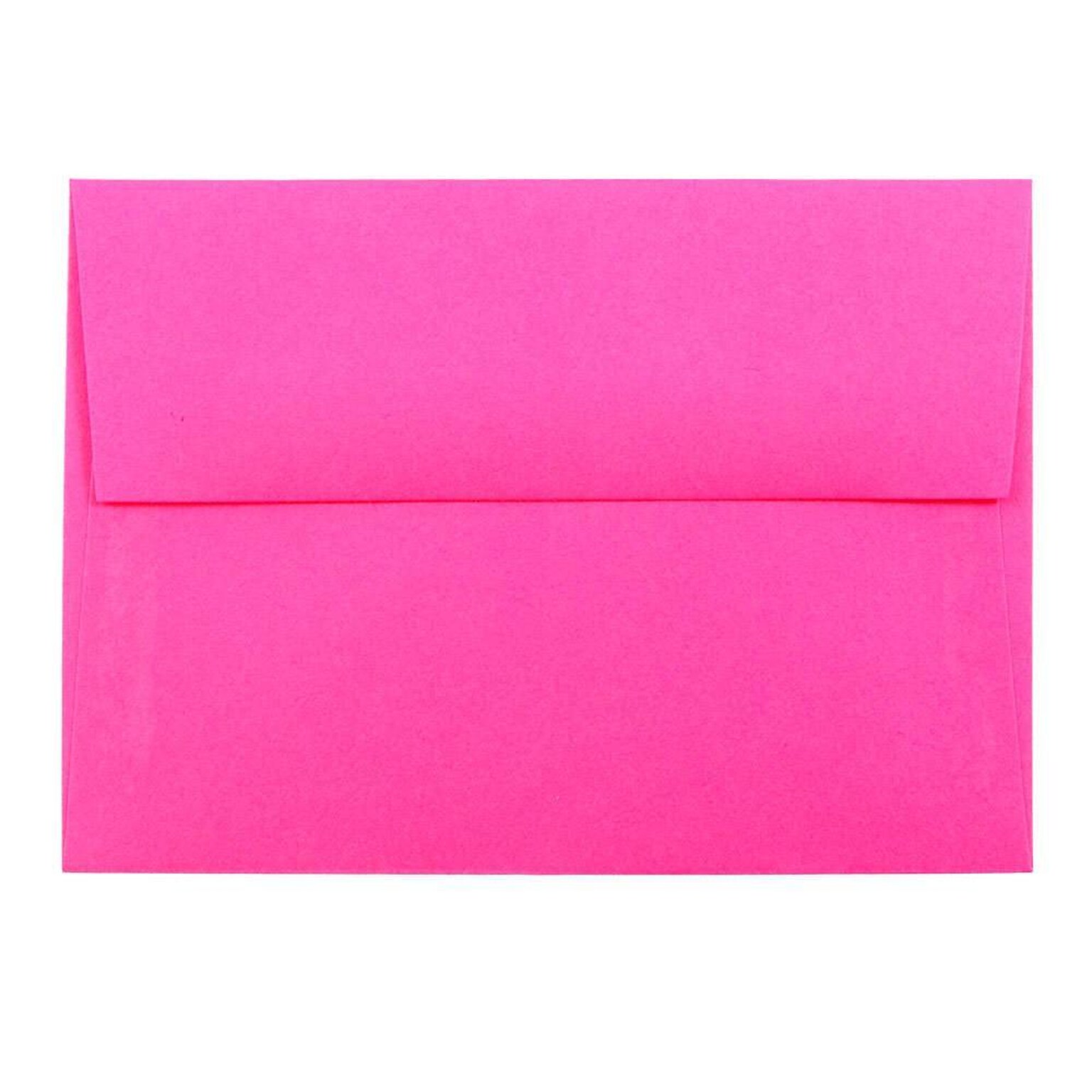 JAM Paper® 4Bar A1 Colored Invitation Envelopes, 3.625 x 5.125, Ultra Fuchsia Pink, 50/Pack (15790I)