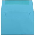 JAM Paper 4Bar A1 Colored Invitation Envelopes, 3.625 x 5.125, Blue Recycled, 25/Pack (15805)