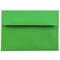 JAM Paper® 4Bar A1 Colored Invitation Envelopes, 3.625 x 5.125, Green Recycled, 25/Pack (15811C)