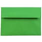 JAM Paper 4Bar A1 Colored Invitation Envelopes, 3.625 x 5.125, Green Recycled, 25/Pack (15811)